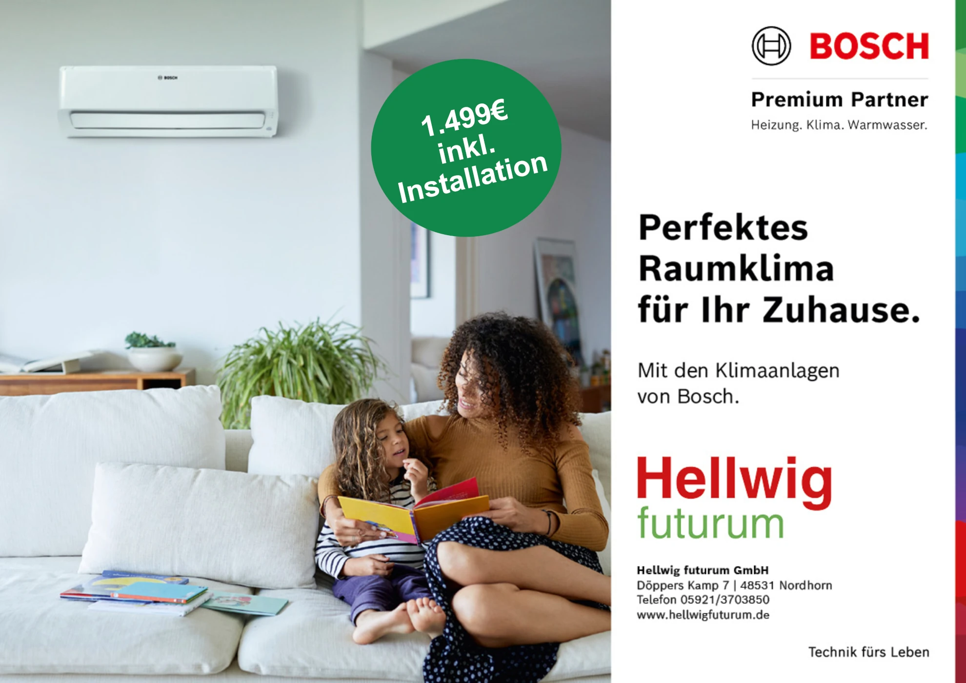 Aktion Bosch Klimaanlagen ab Festpreis im Emsland und Münsterland