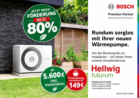 Wärmepumpe 2026: Bis 80 % Förderung – ab 5.600 € Eigenanteil